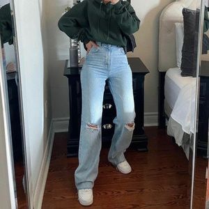 Zara | Jeans | Zara Hi Rise Wide Leg 
